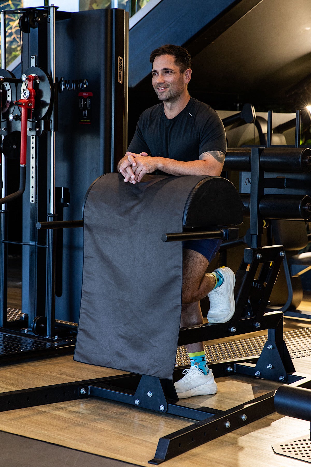 Black Hooded Gym Towel - Cheeky Winx