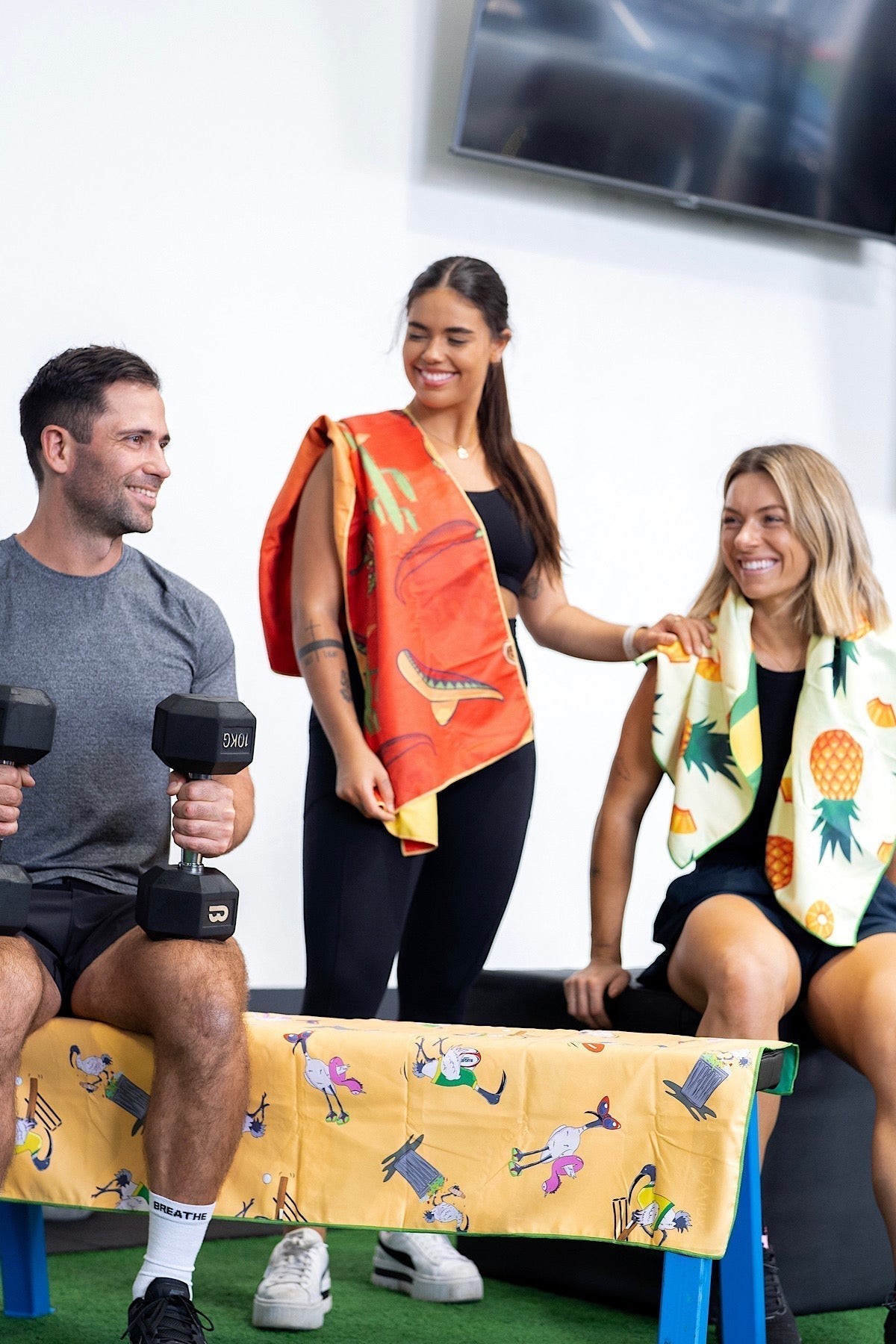 Athletic Bin Chickens Gym Towel-Cheeky Winx