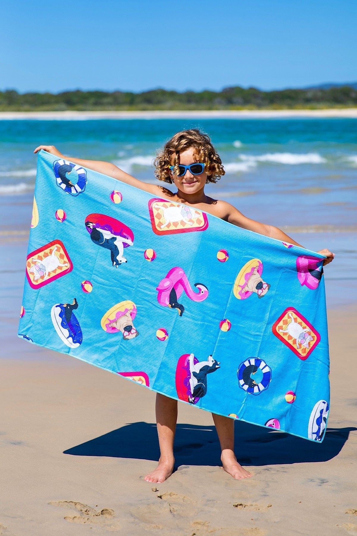 Kids Dog Beach Towel Sand Free Cheeky Winx