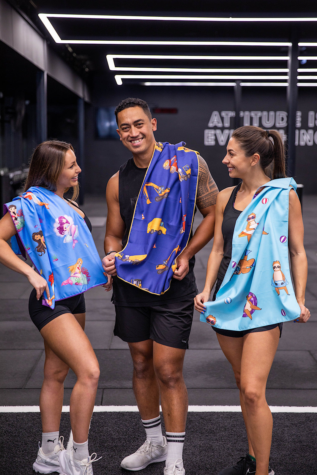 Beach Sloths Gym Towel-Cheeky Winx