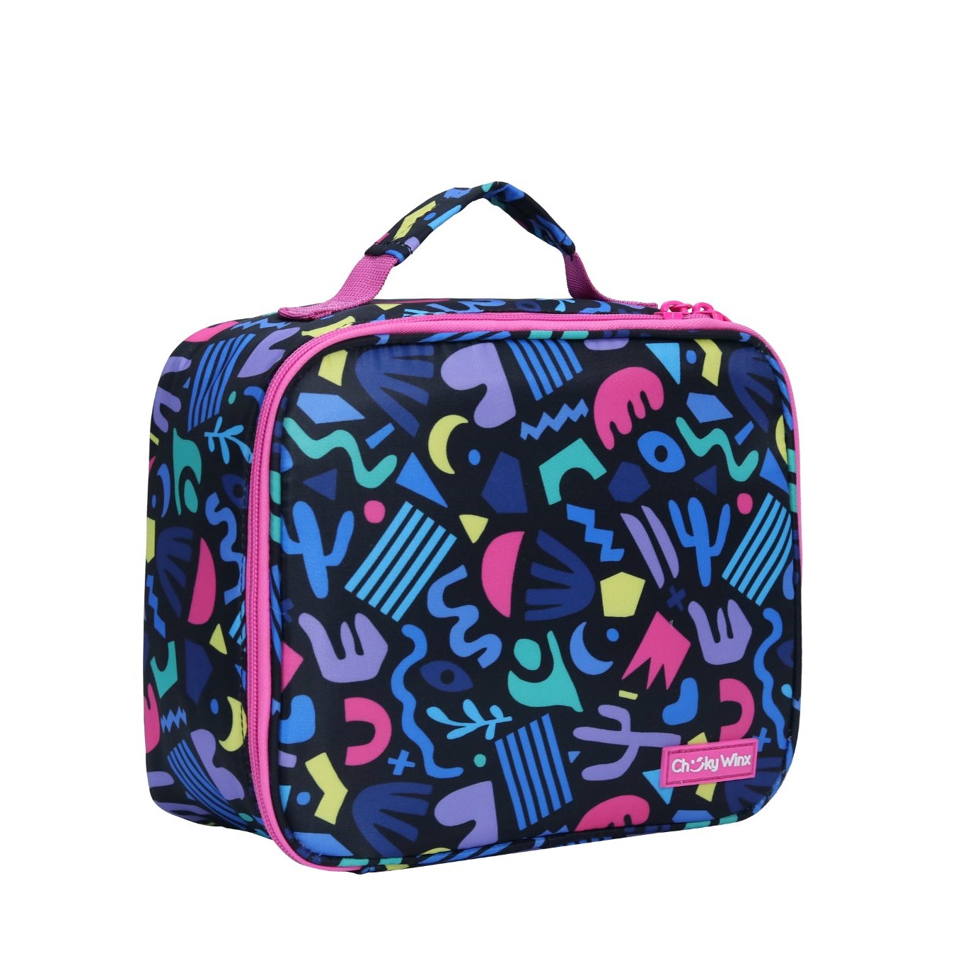 Black Fiesta x Deb McNaughton Lunch Bag-Cheeky Winx