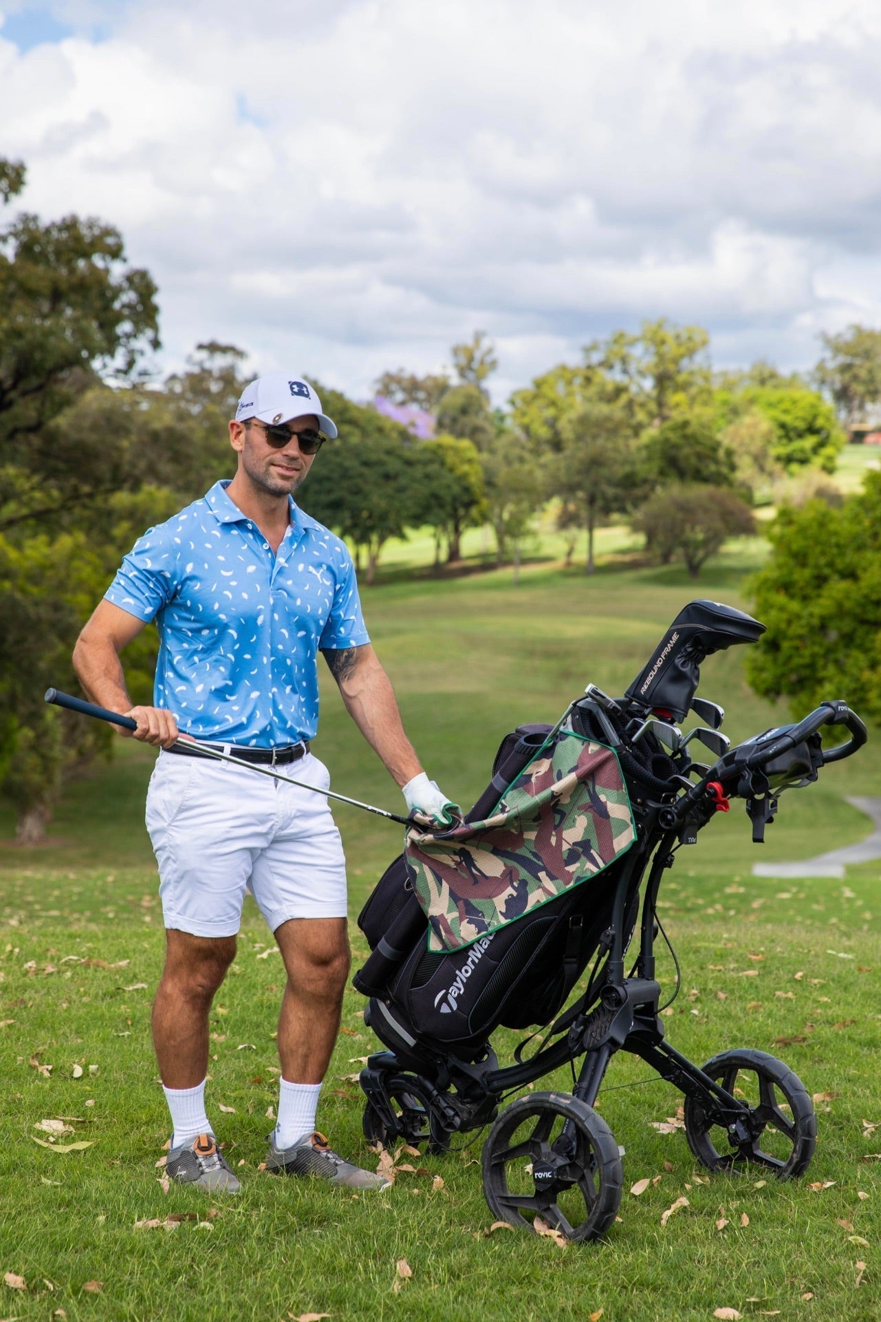 Camouflage Golfers Golf Towel-Cheeky Winx