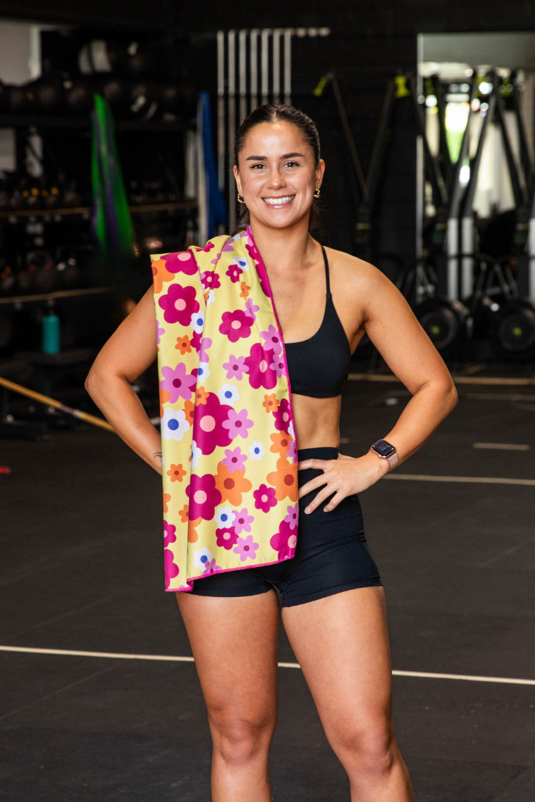 Daisy Fields Gym Towel-Cheeky Winx