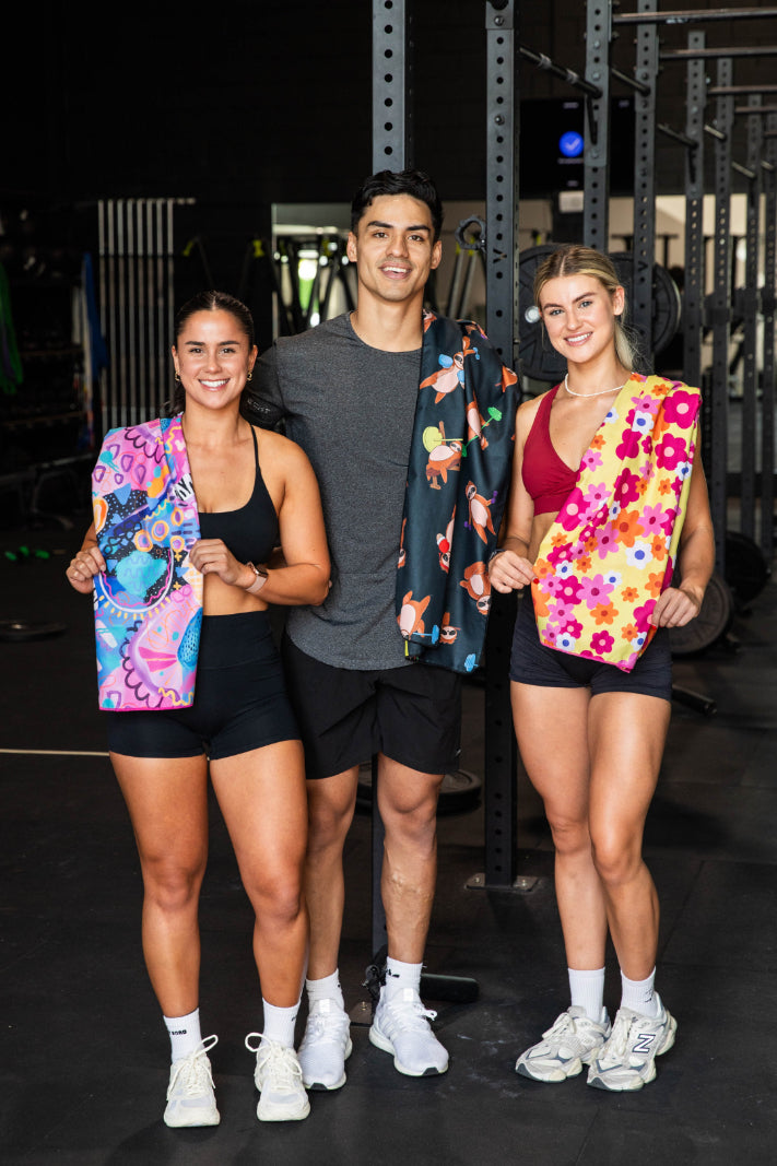 Daisy Fields Gym Towel-Cheeky Winx