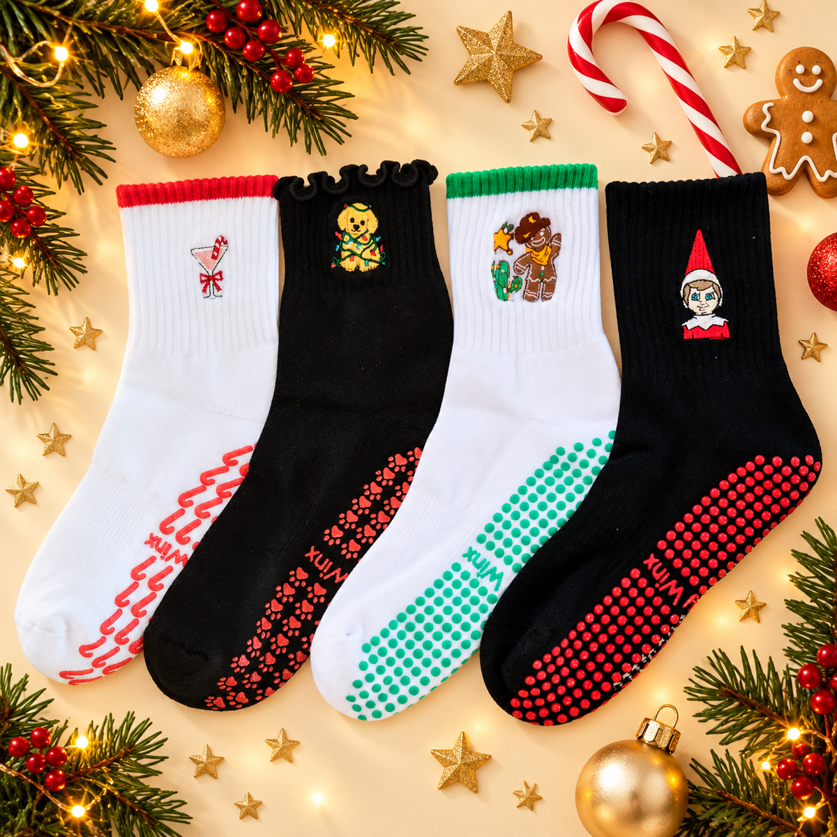 Grip Sock Gift Box | 4 Pairs