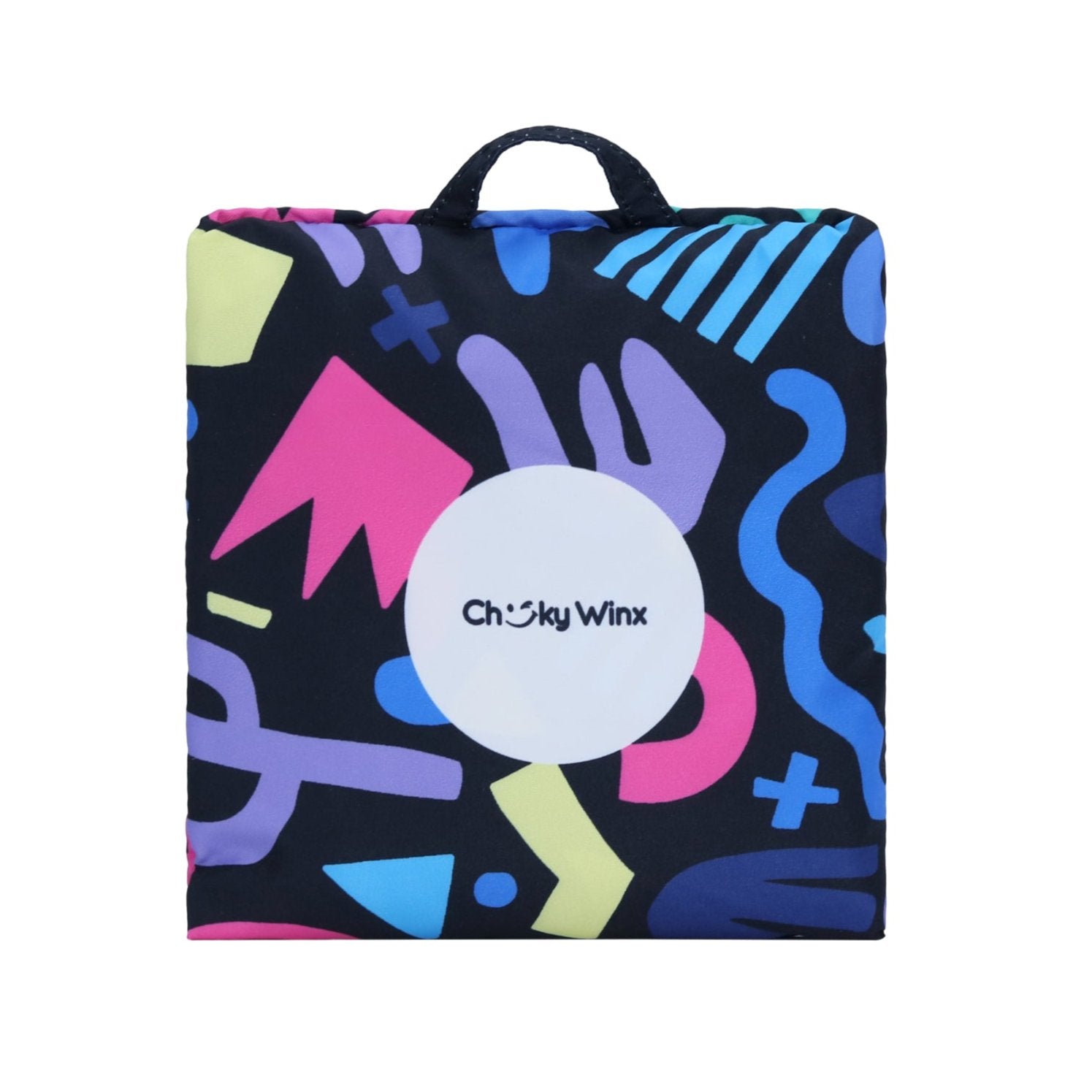 Foldable Black Fiesta x Deb McNaughton Bag-Cheeky Winx