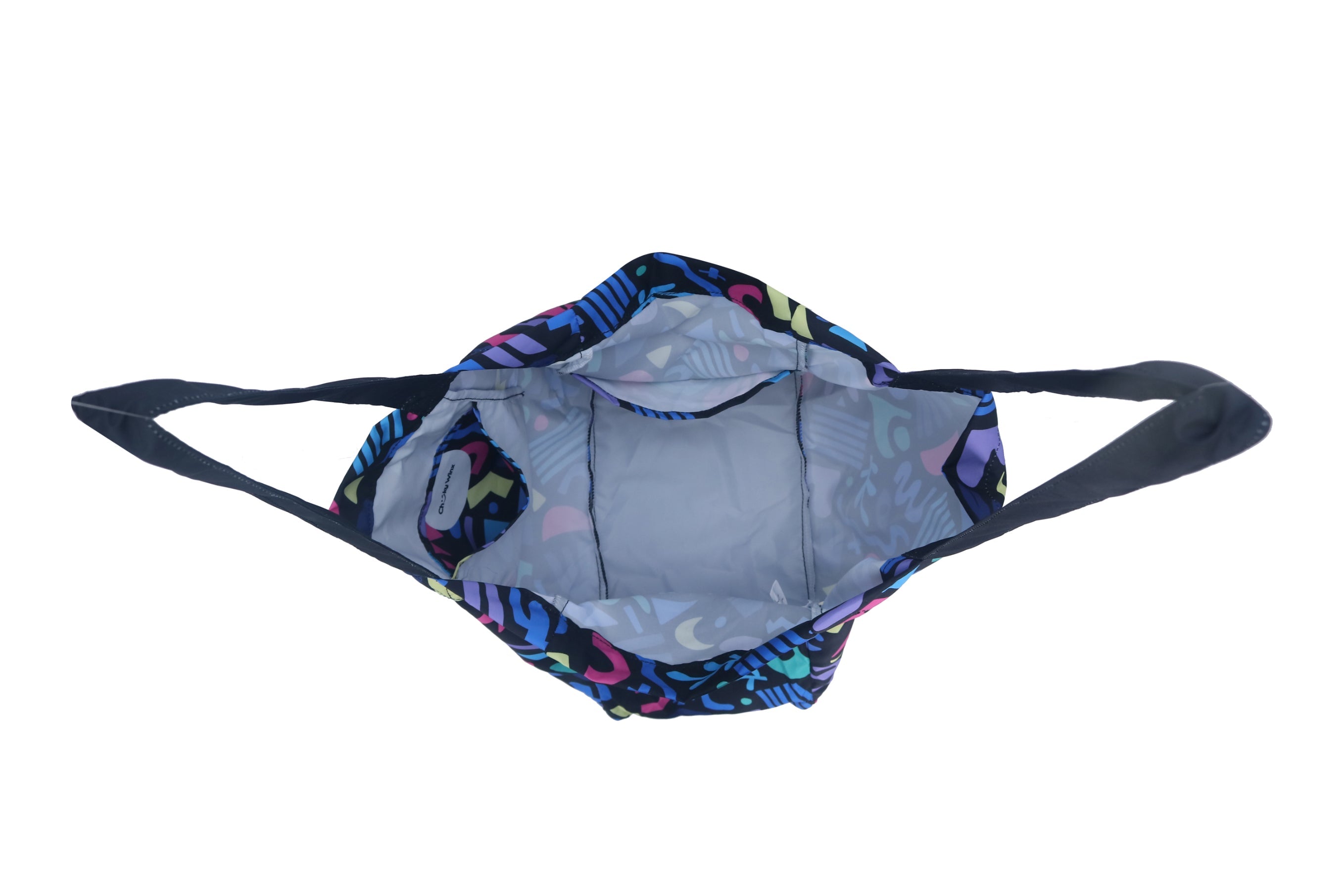 Foldable Black Fiesta x Deb McNaughton Bag-Cheeky Winx