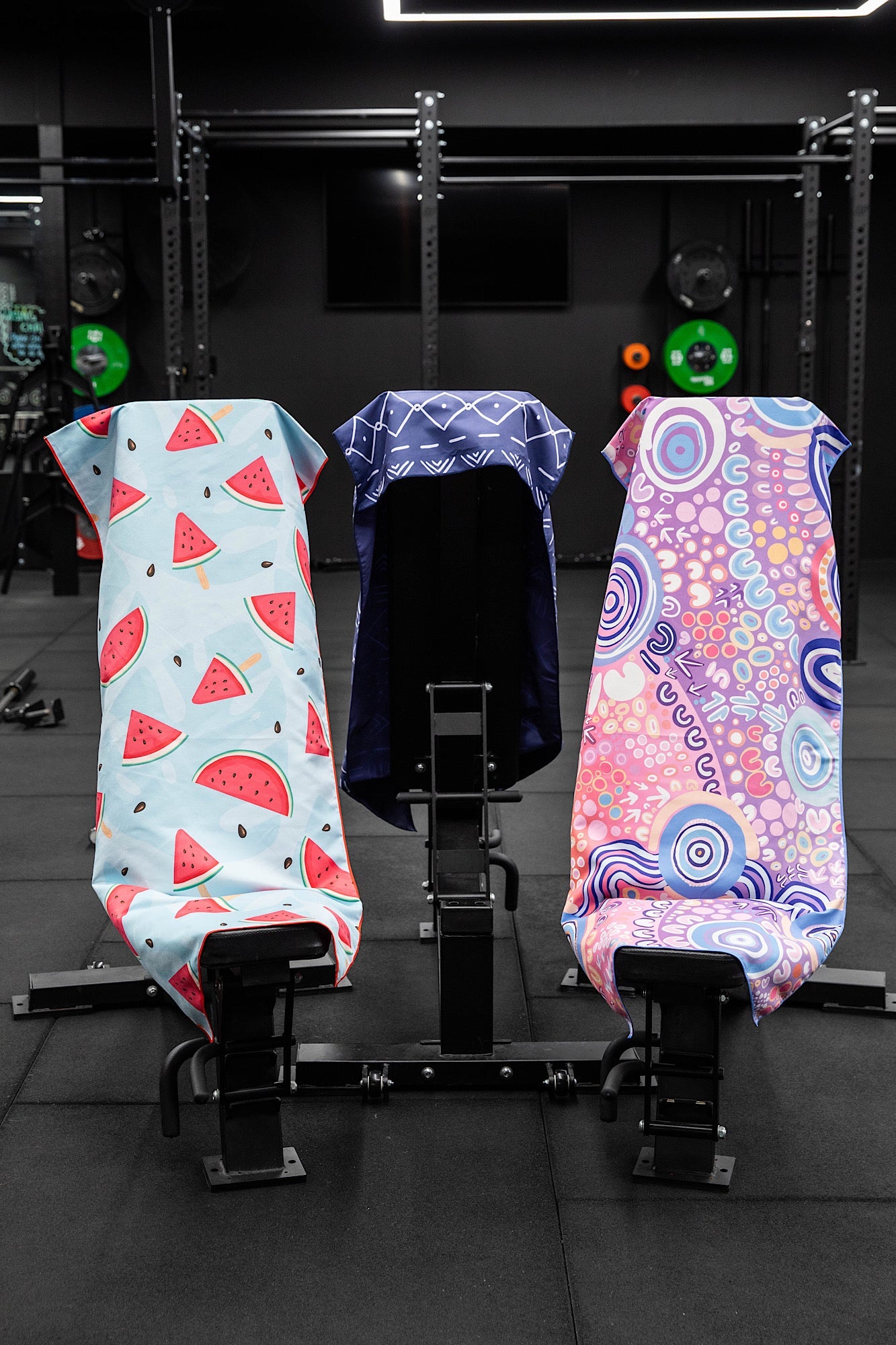 Hooded Aztec Blue Gym Towel-Cheeky Winx