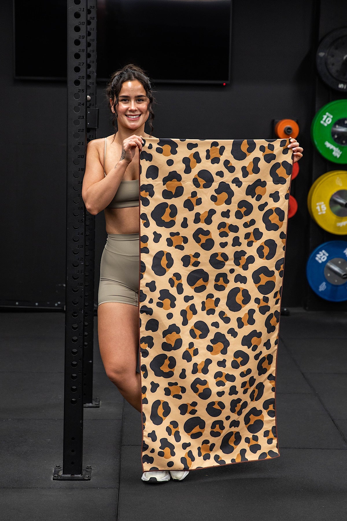 Hooded Brown Leopard Gym Towel-Cheeky Winx