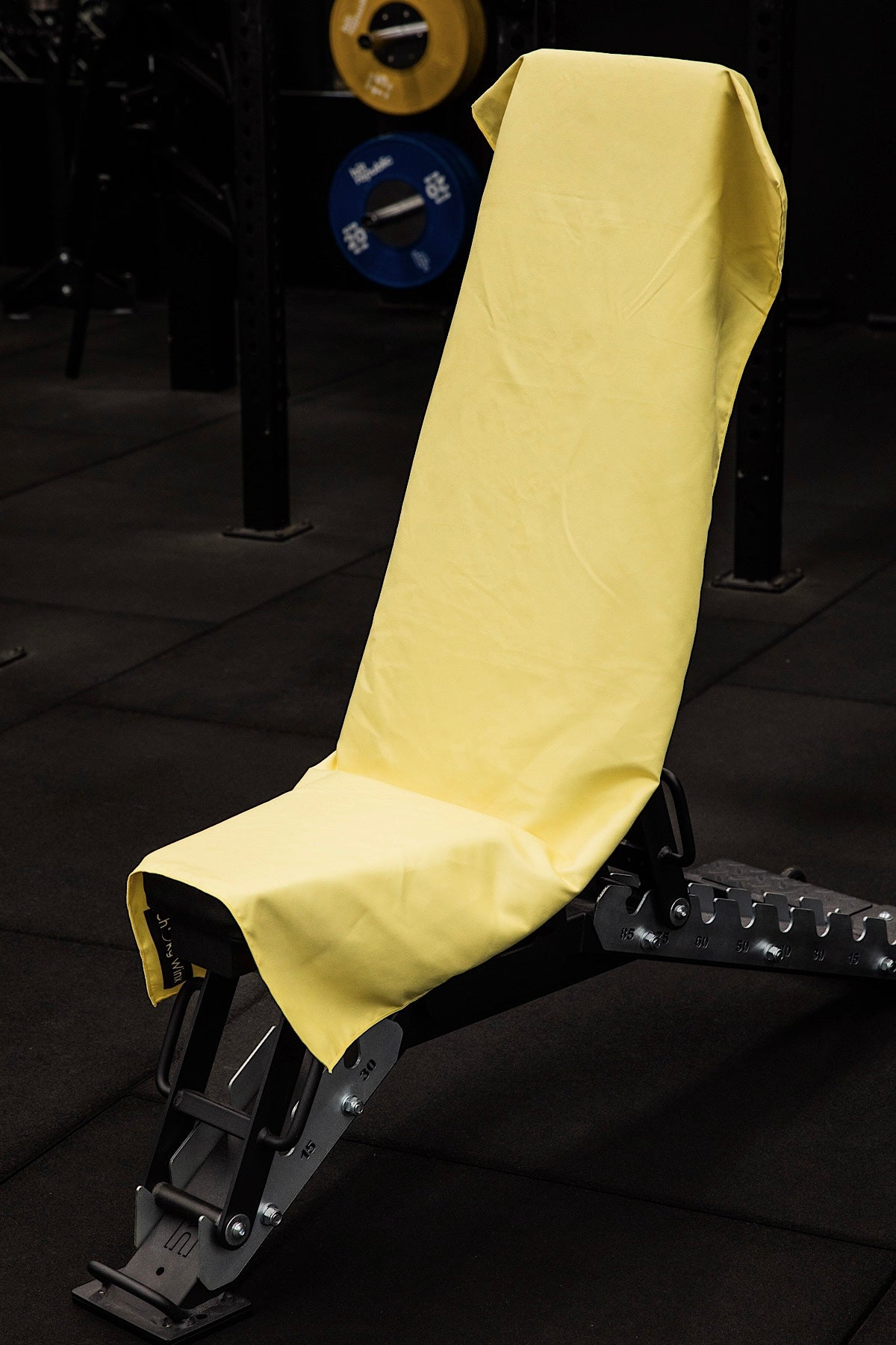 Hooded Basic Yellow Gym Towel