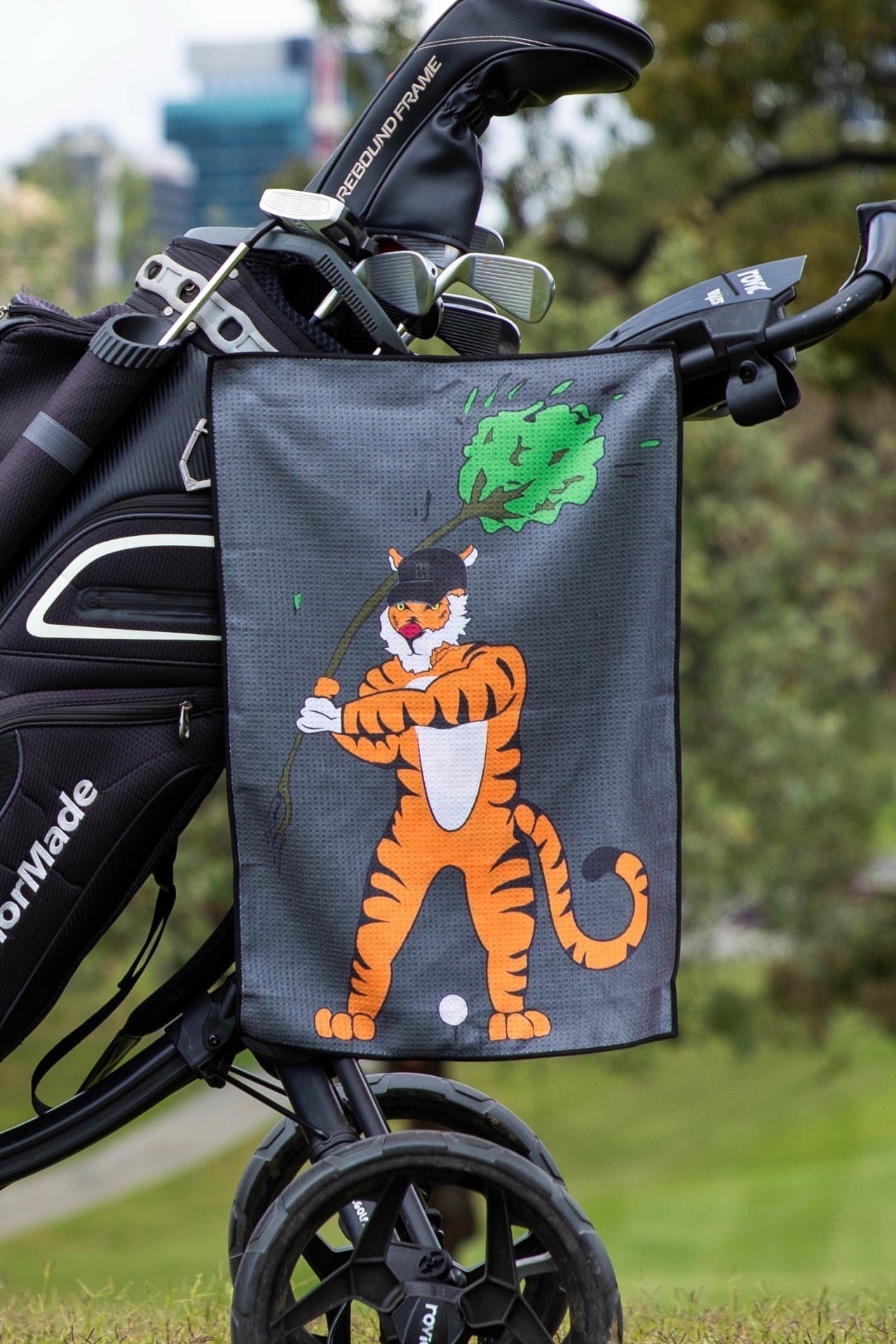 Jungle Cat Golf Towel-Cheeky Winx
