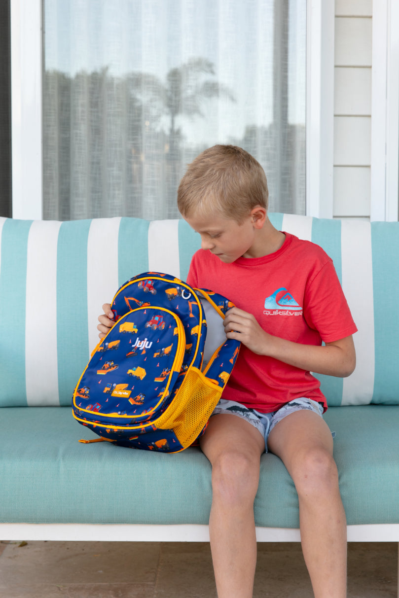 Kids Construction Backpack-Cheeky Winx