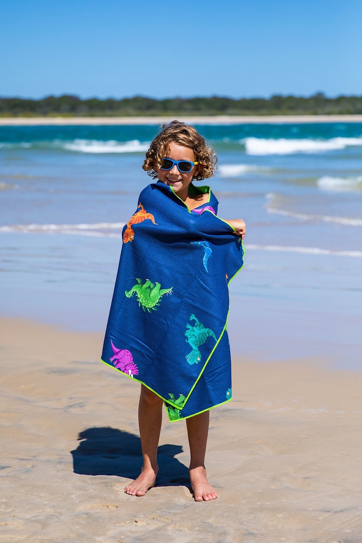 Kids Dinosaurs Beach Towel-Cheeky Winx