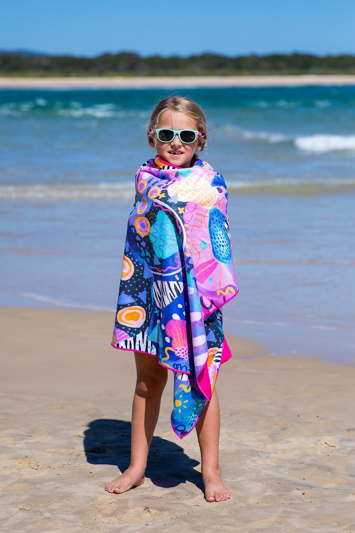 Kids Fantasia Beach Towel-Cheeky Winx