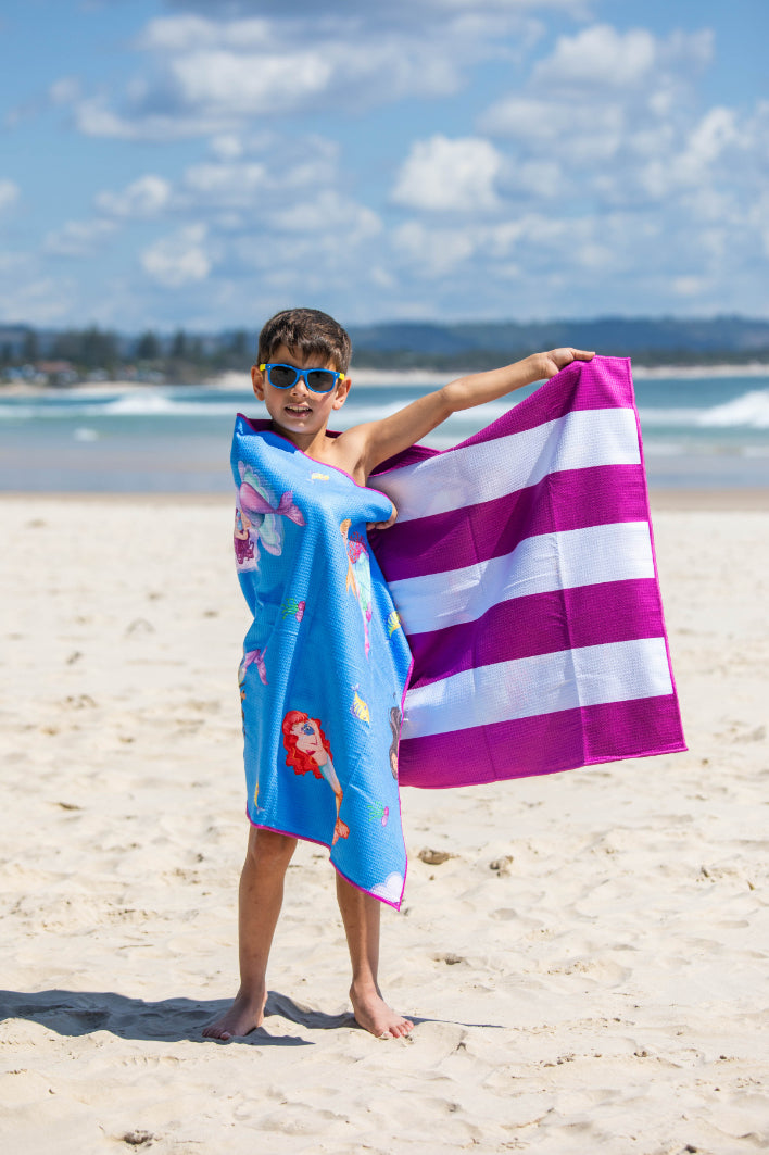 Kids Mermaids Beach Towel-Cheeky Winx