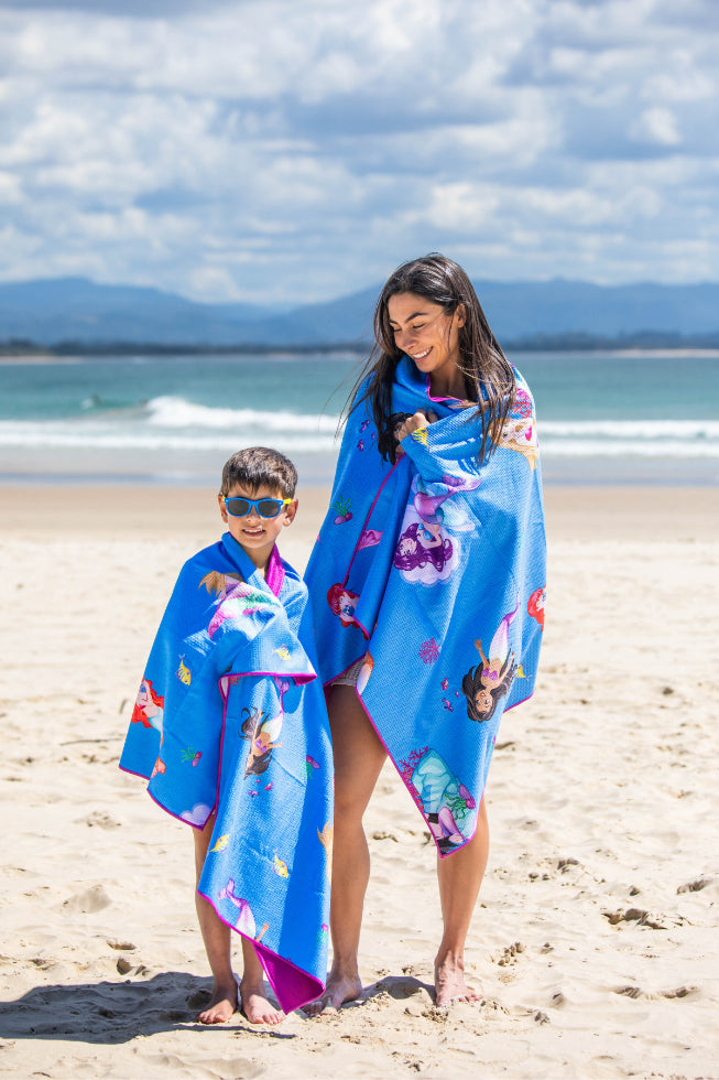 Kids Mermaids Beach Towel-Cheeky Winx