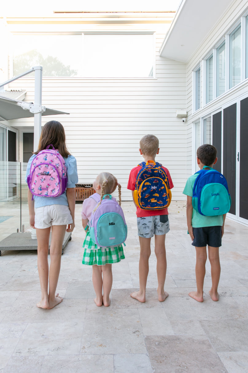 Kids Teal and Purple Backpack-Cheeky Winx