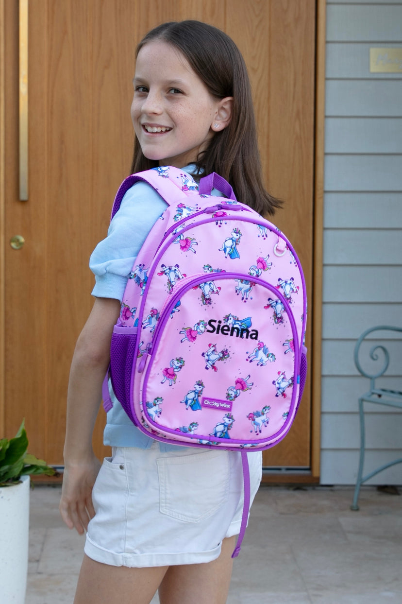 Kids Unicorns Backpack-Cheeky Winx