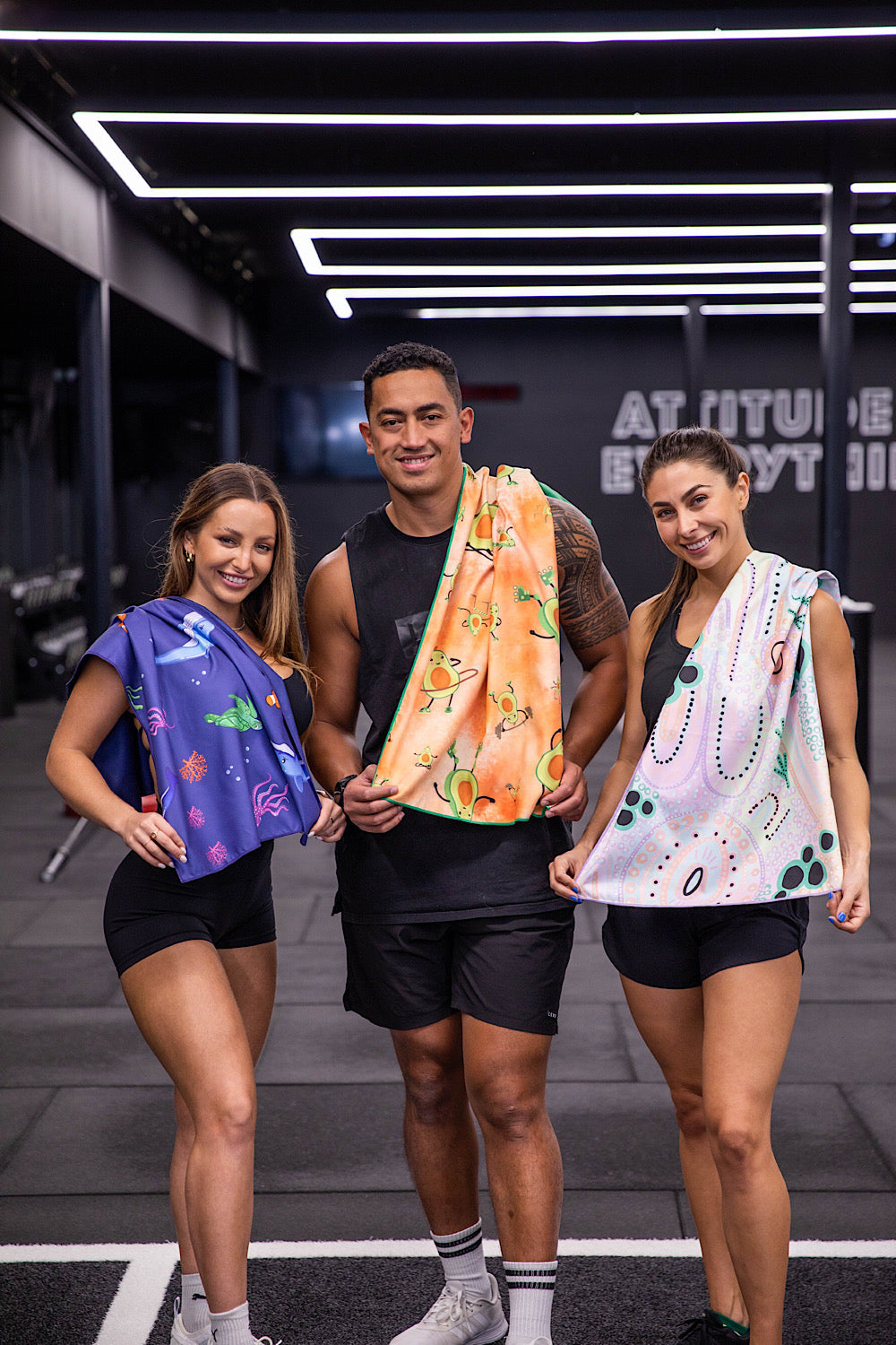 Ocean Animals Gym Towel-Cheeky Winx