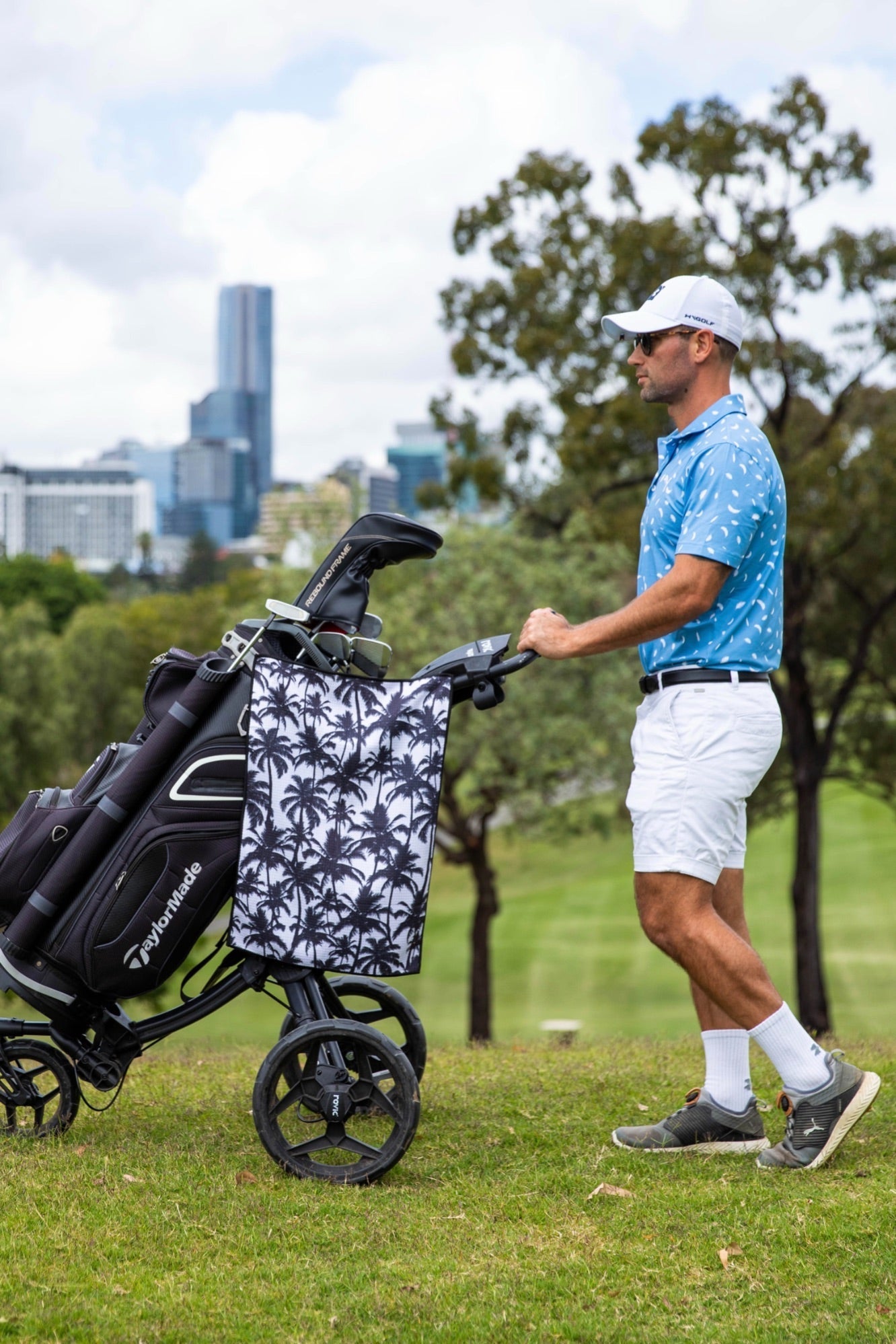 Palm Trees Golf Towel-Cheeky Winx