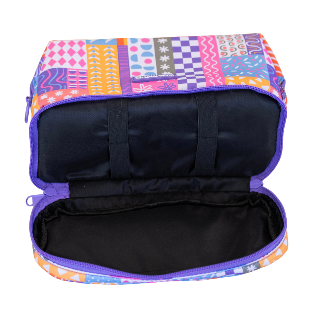 Patchwork Makeup Bag-Cheeky Winx