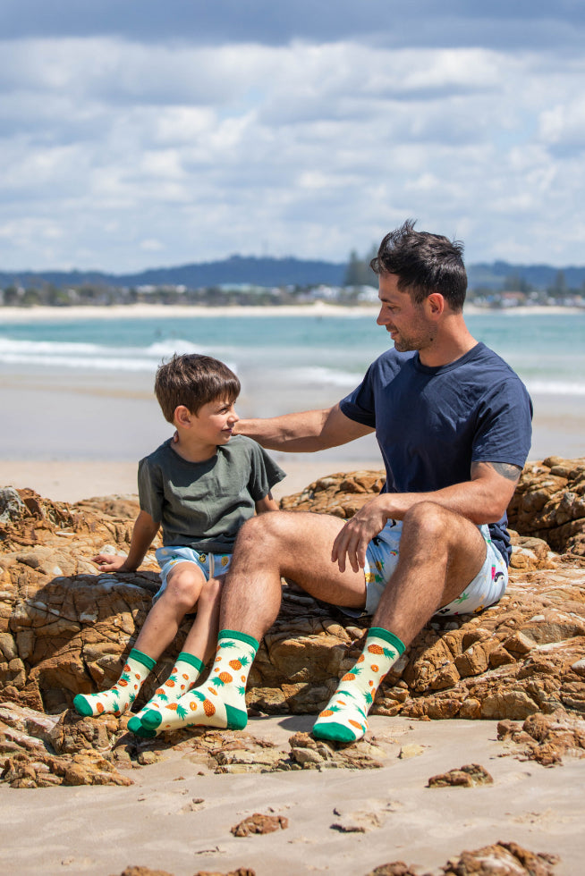 Pineapple Crew Socks-Cheeky Winx