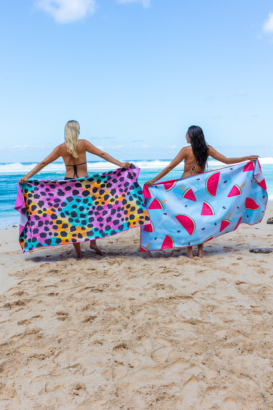 Trio Cheetah Beach Towel-Cheeky Winx