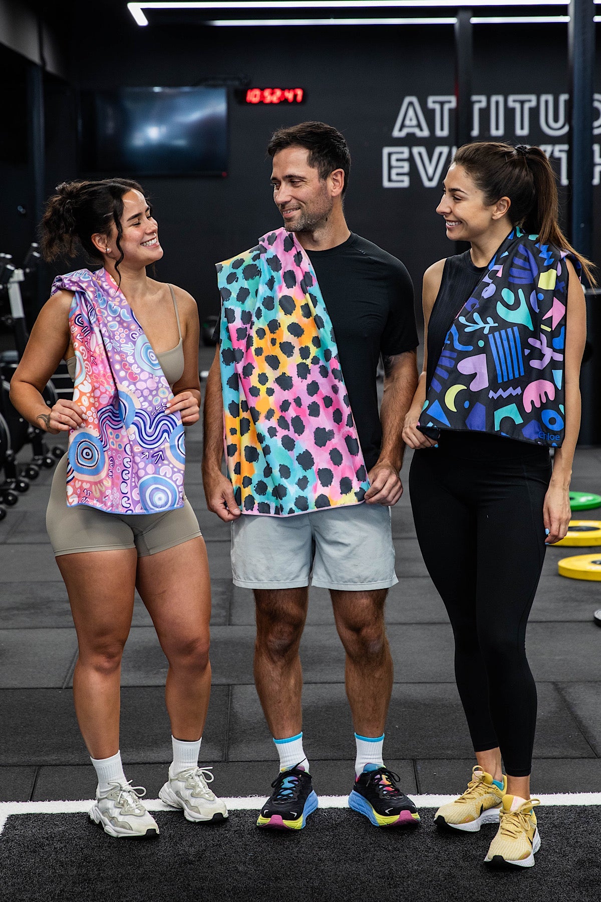 Trio Cheetah X Inky Soda Gym Towel-Cheeky Winx