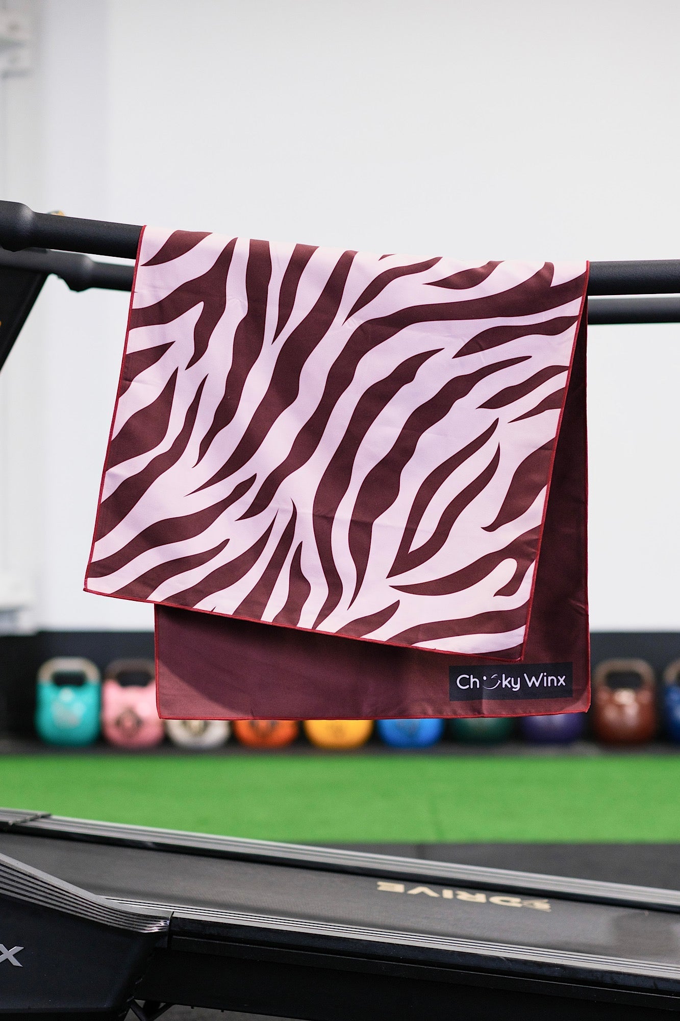 Zebra Stripes Gym Towel-Cheeky Winx
