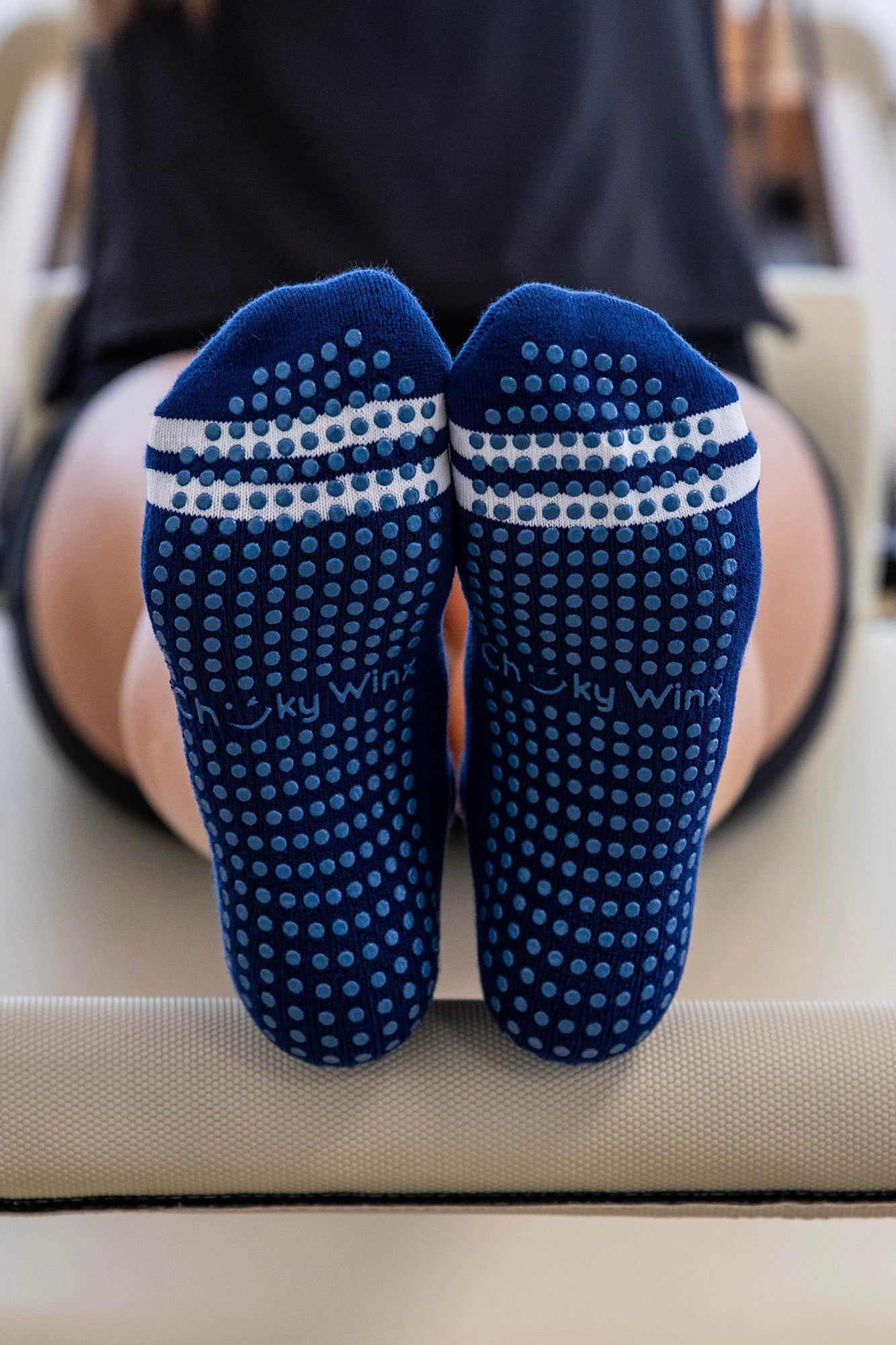 Ankle Navy Grip Socks - Cheeky Winx
