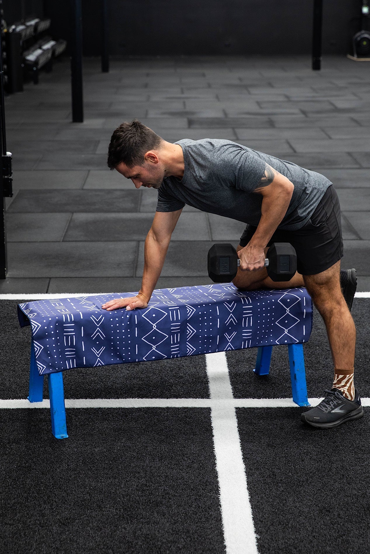 Aztec Blue Gym Towel - Cheeky Winx