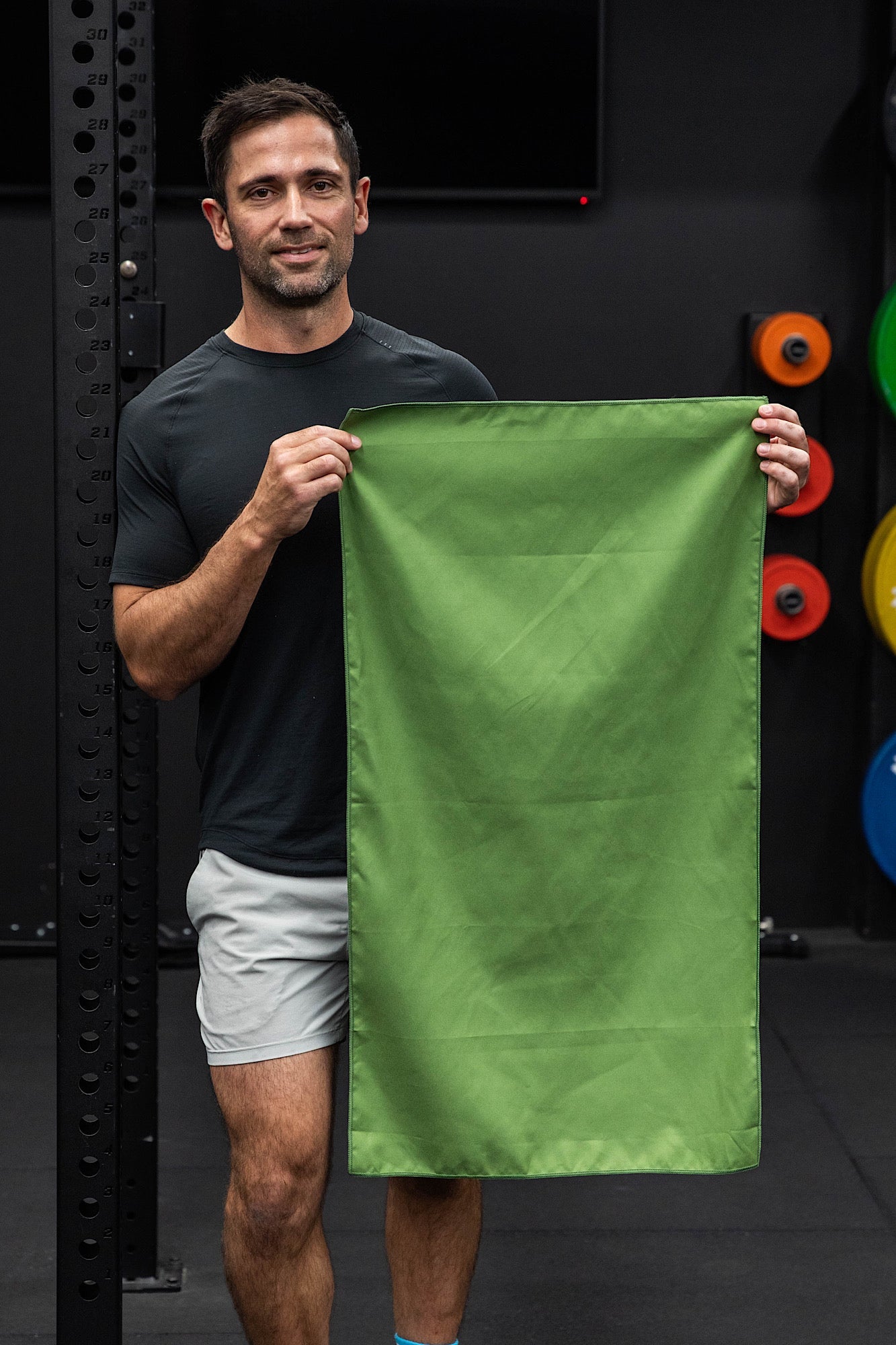 Basic Khaki Green Gym Towel - Cheeky Winx