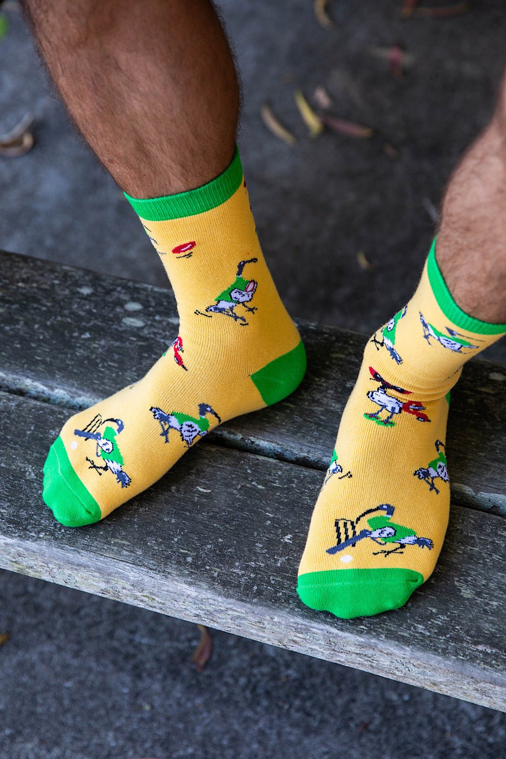 Bin Chicken Crew Socks - Cheeky Winx