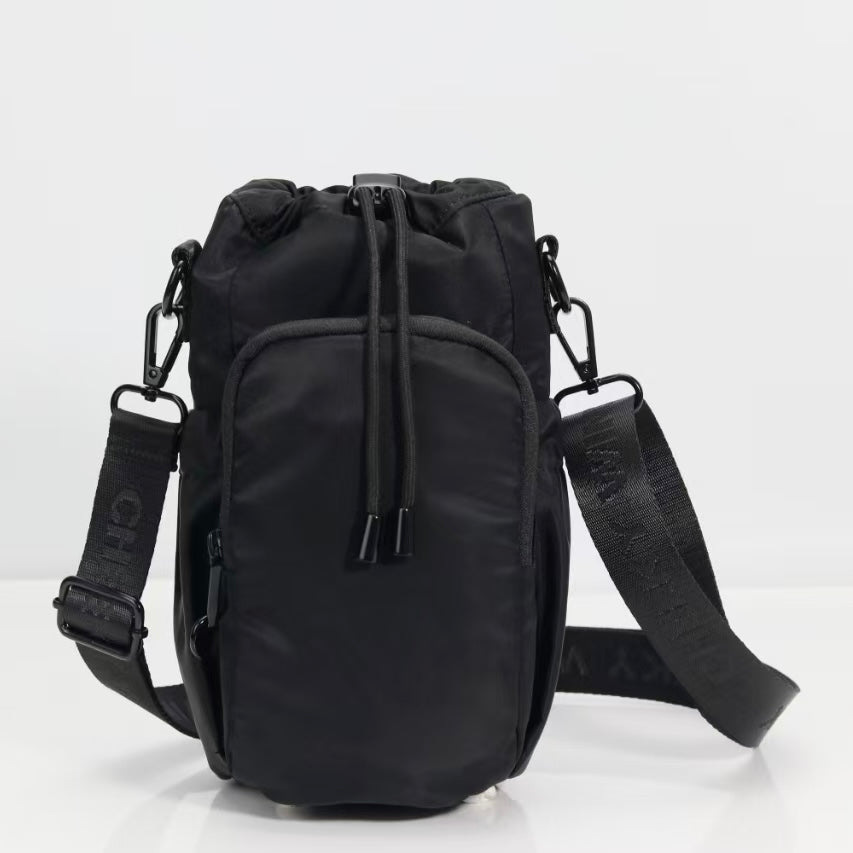 Black Bottle Bag - Anti Theft Bottle Carrier | Cheeky Winx