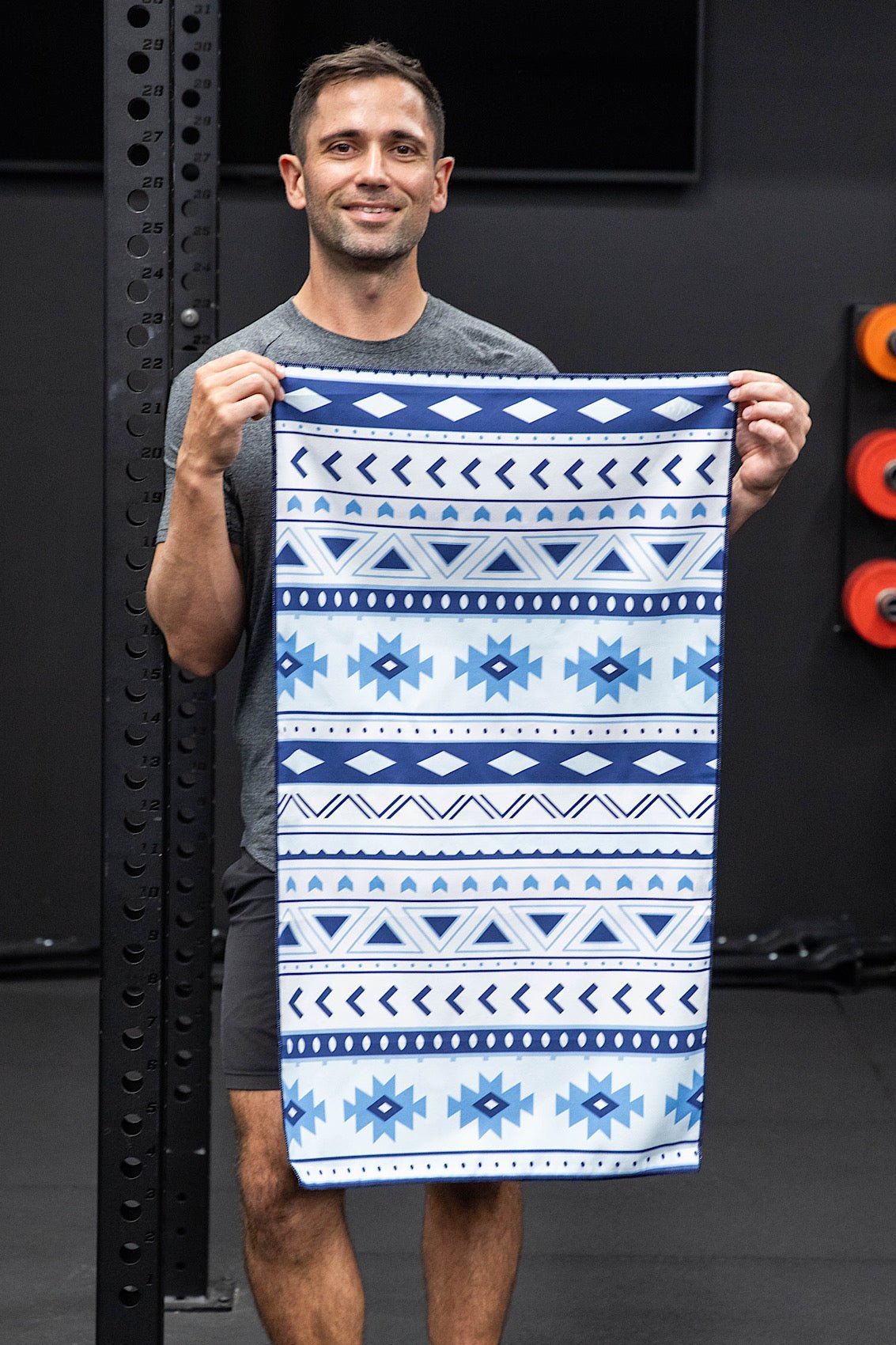 Blue Boho Gym Towel - Cheeky Winx
