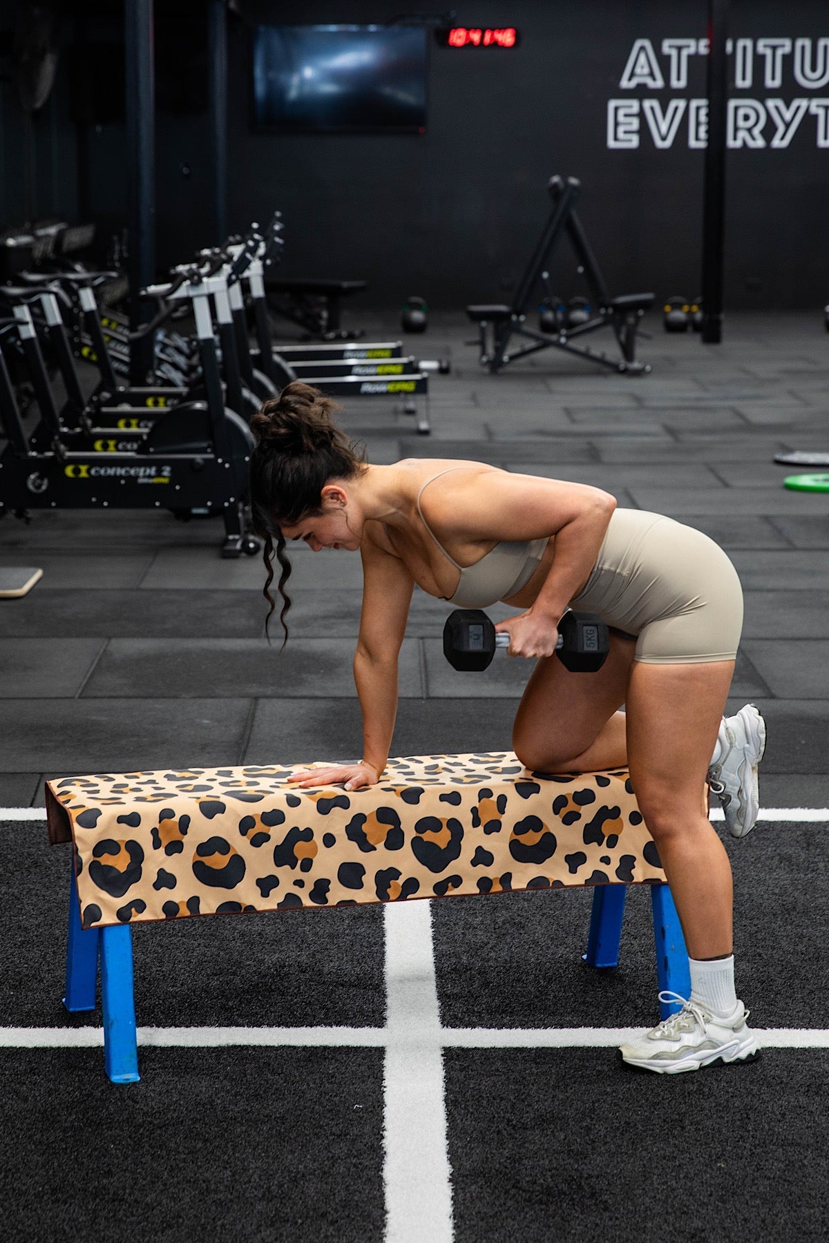 Brown Leopard Gym Towel - Cheeky Winx