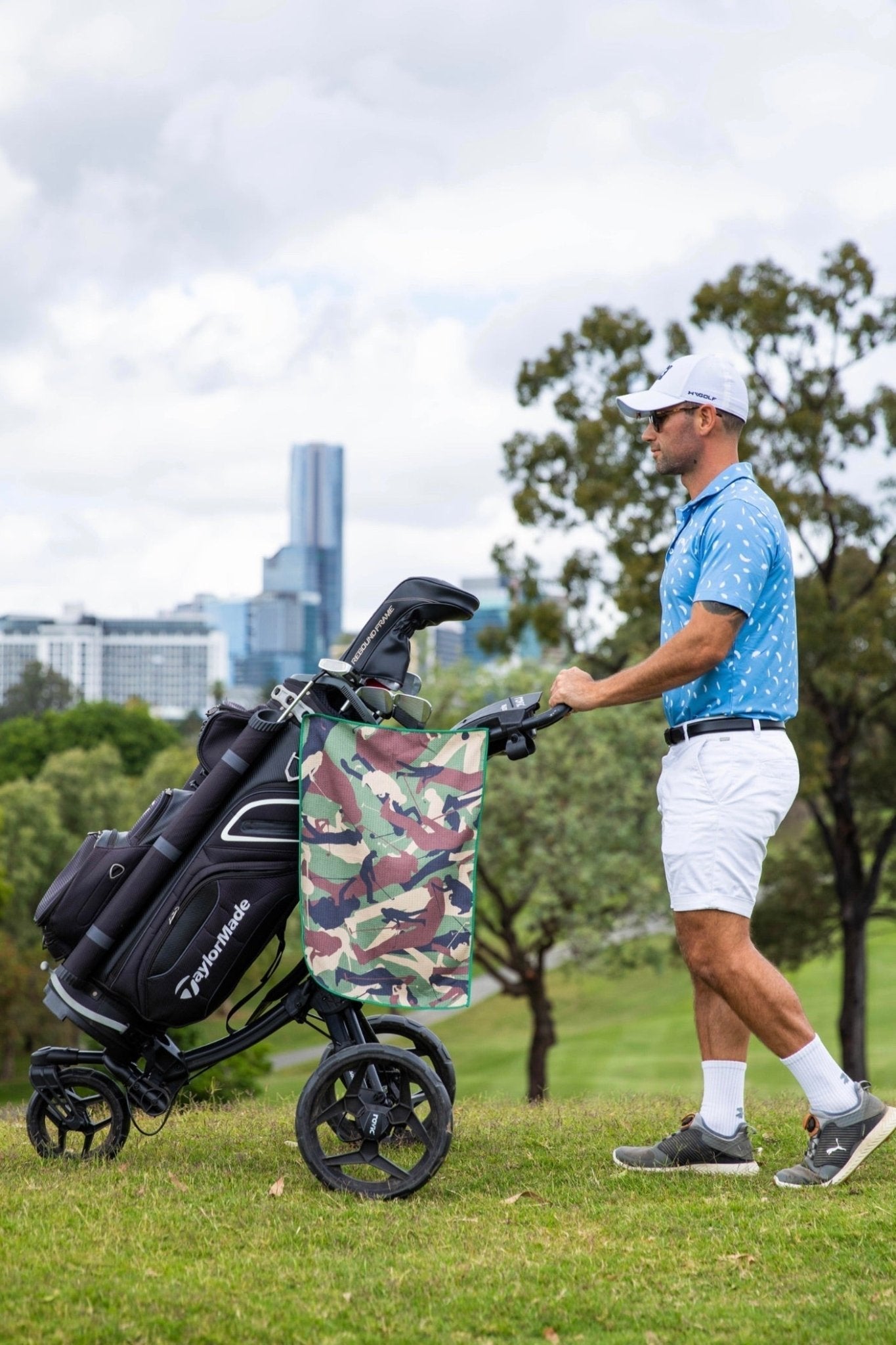 Camouflage Golfers Golf Towel - Cheeky Winx