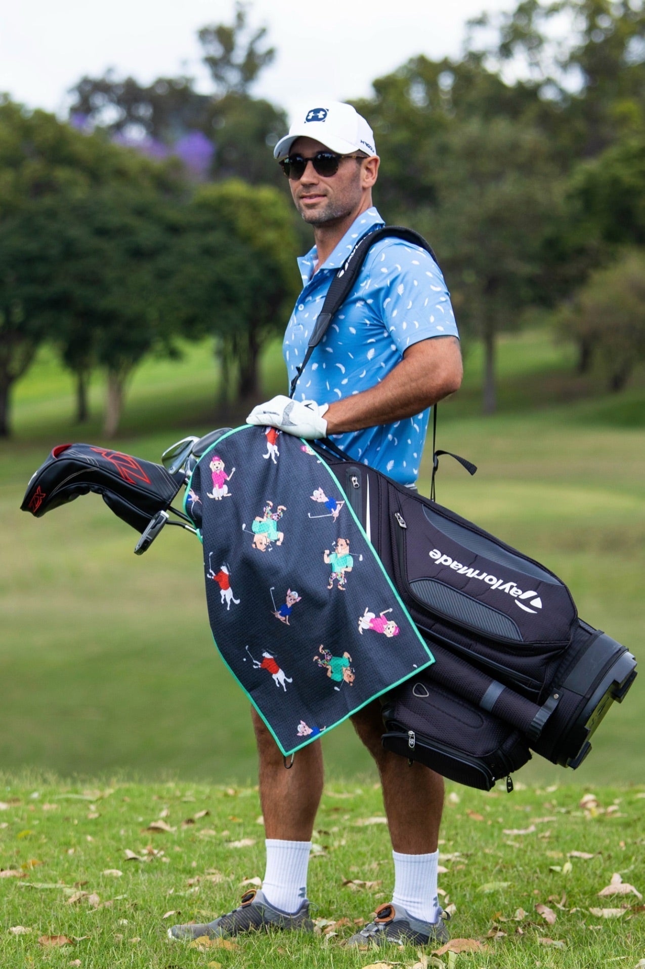 Dogs On The Green Golf Towel - Cheeky Winx