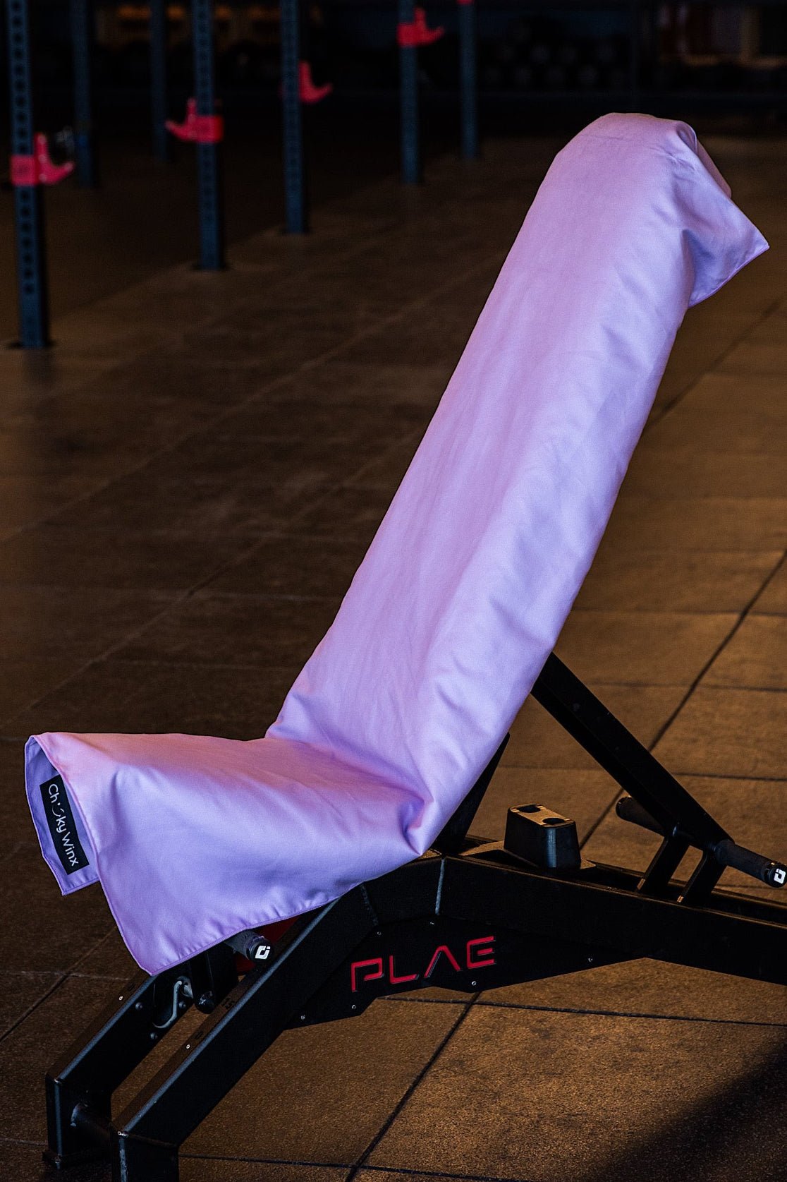 Hooded Basic Purple Gym Towel - Cheeky Winx