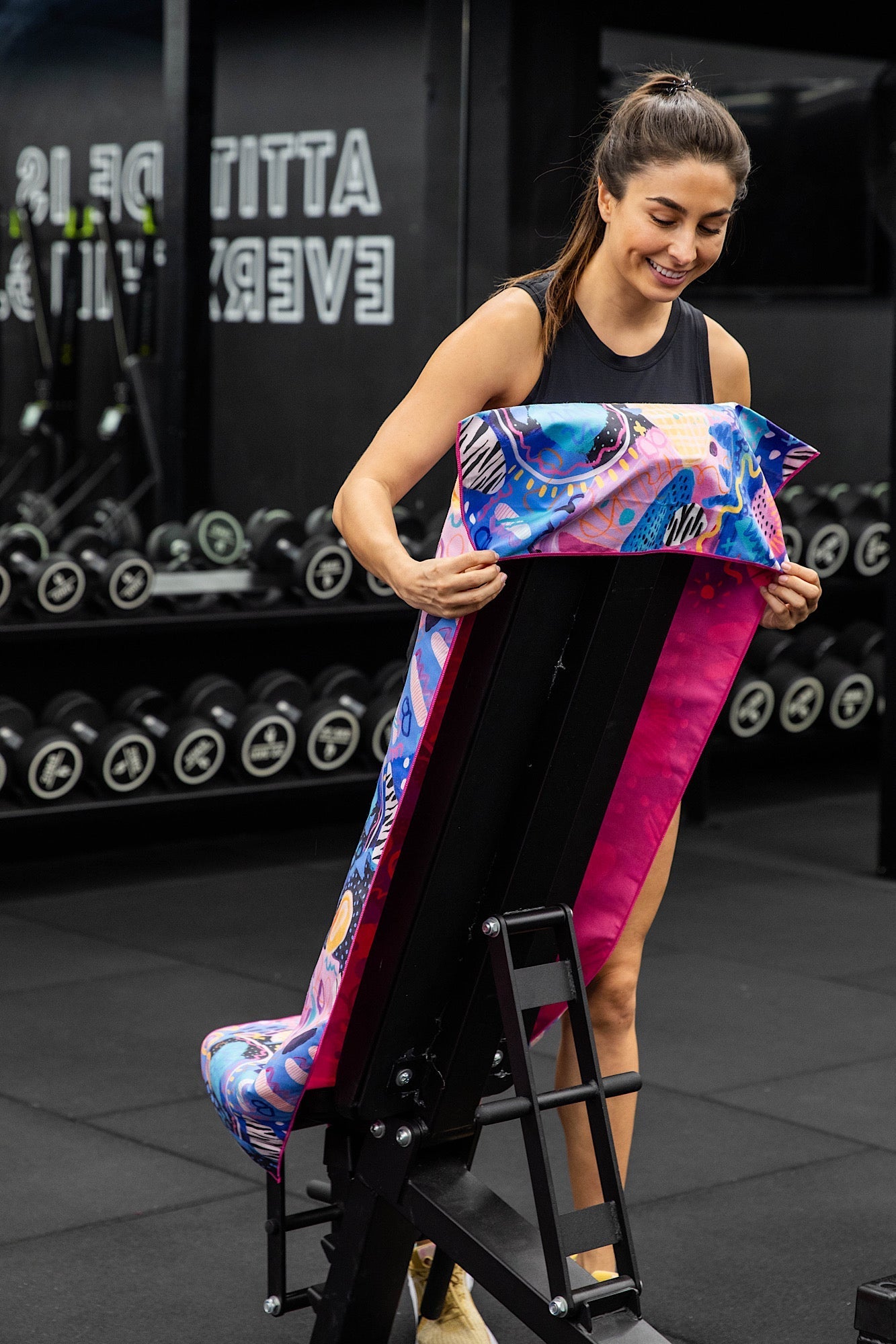 Hooded Fantasia X Deb McNaughton Gym Towel - Cheeky Winx