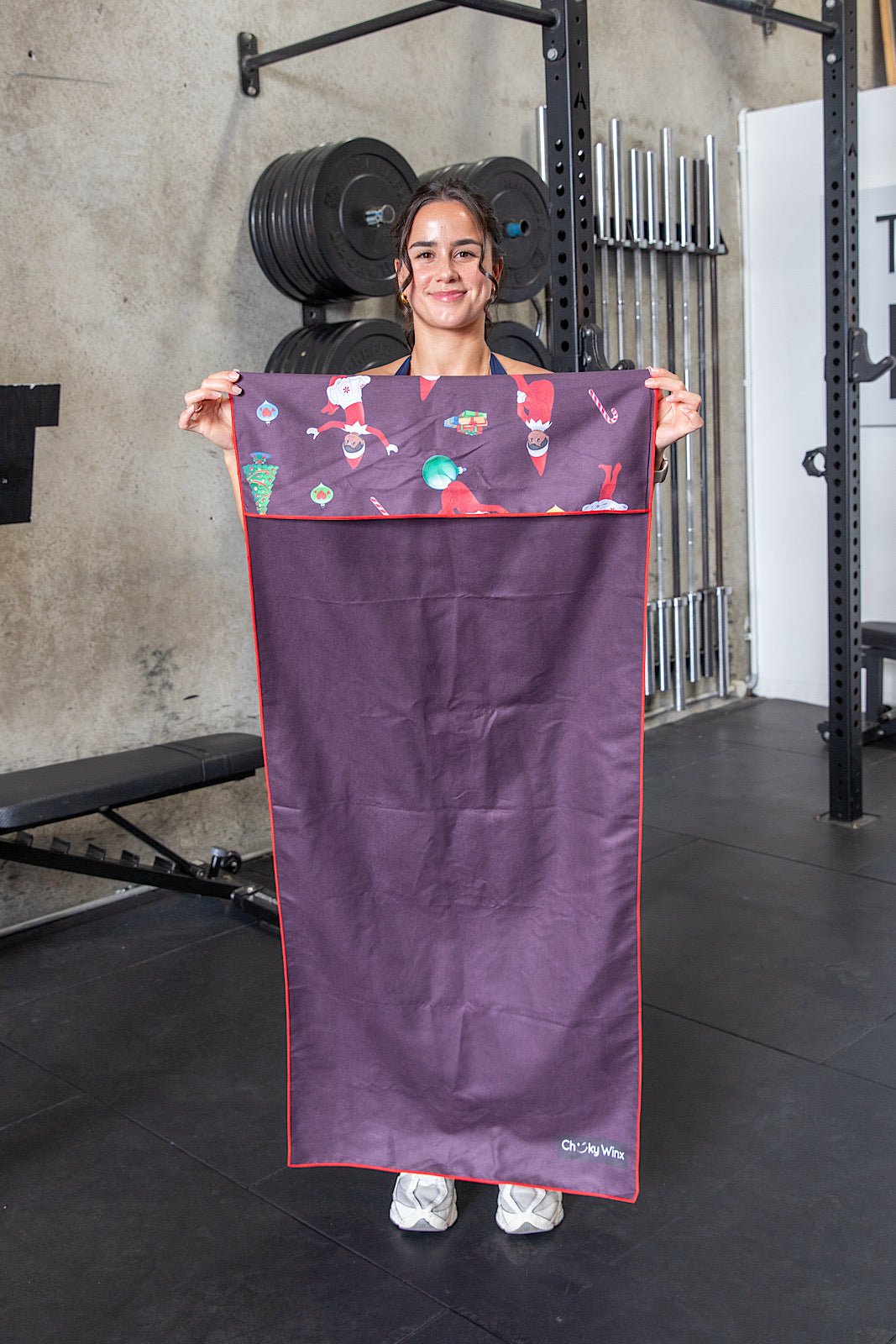Hooded The Elf On The Shelf® Gym Towel - Cheeky Winx