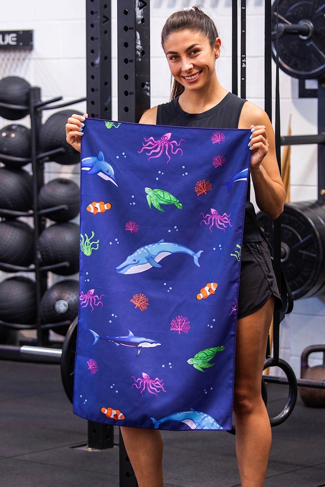 Ocean Animals Gym Towel - Cheeky Winx