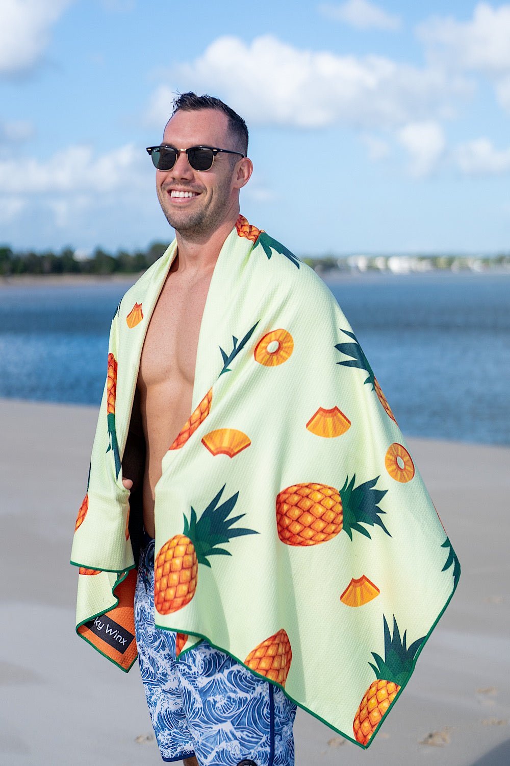 Pineapples Beach Towel - Cheeky Winx