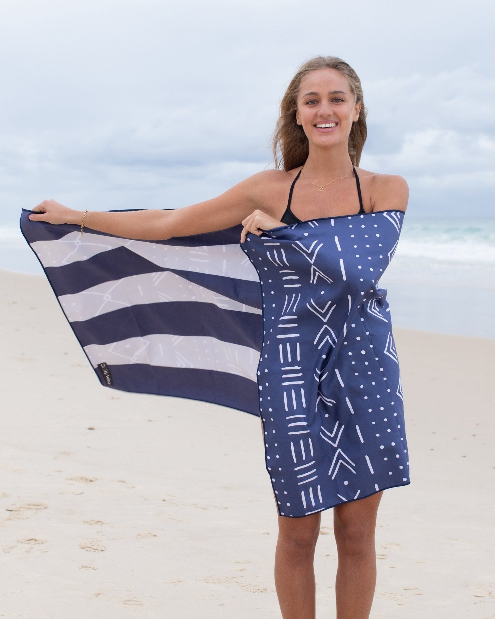 Travel Towel Aztec Blue - Cheeky Winx