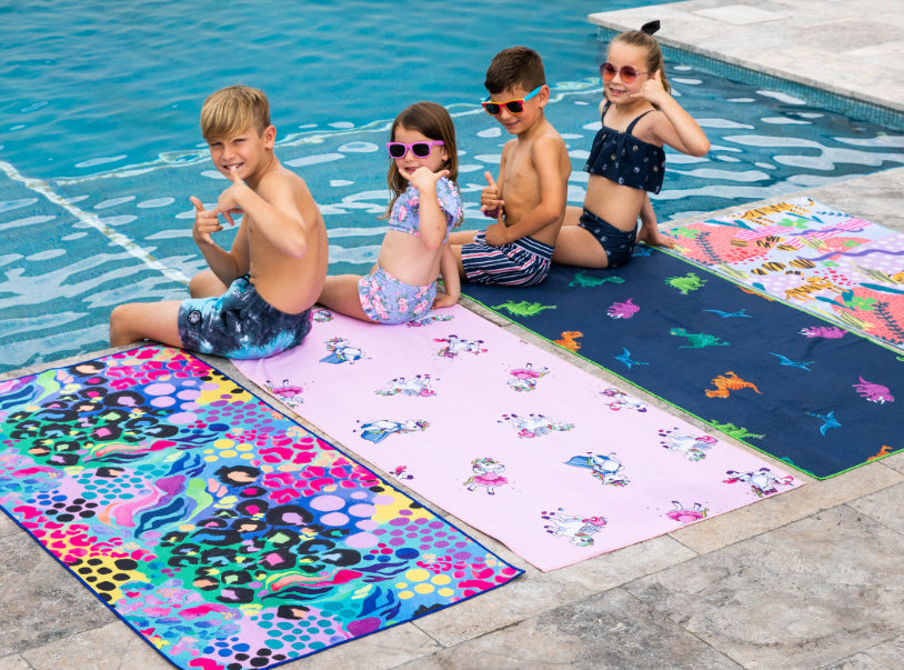 Kids Beach Towels | Sand Free & Personalised - CheekyWinx