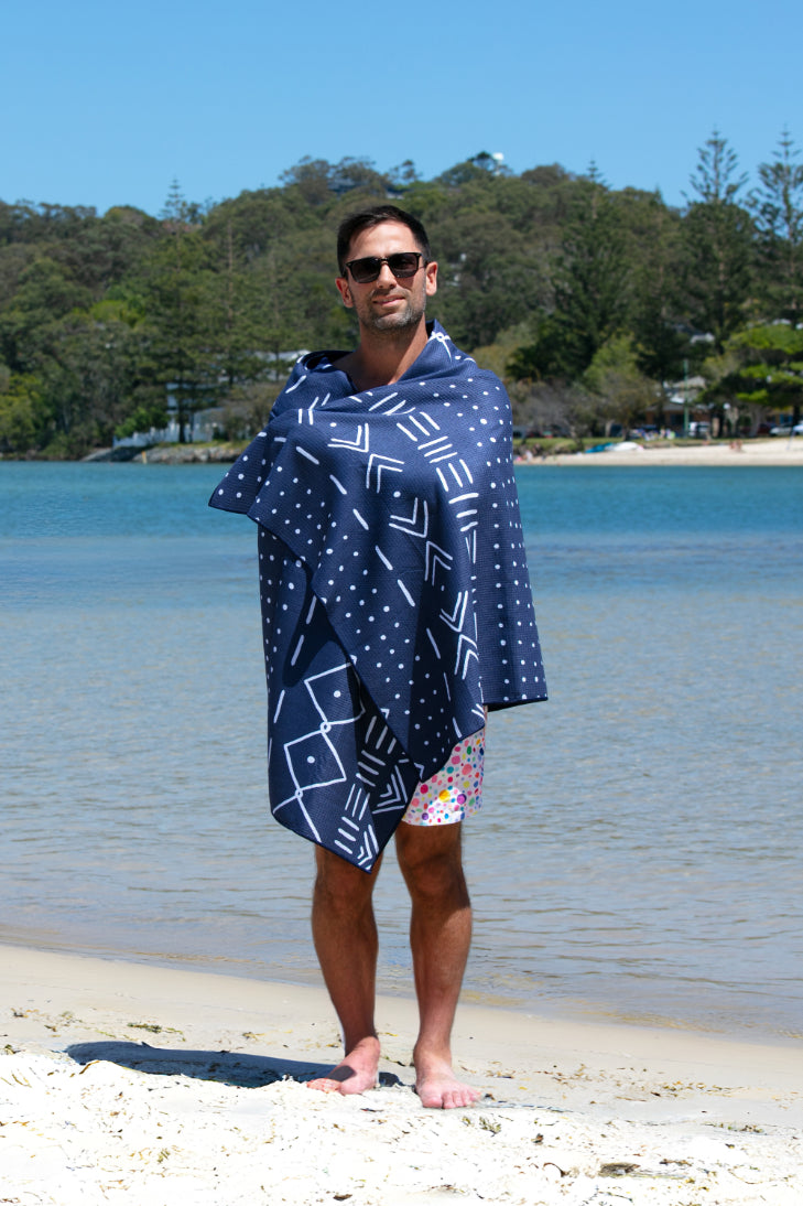 XL Beached Aztec Blue