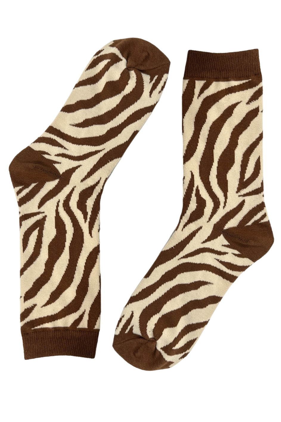 Zebra Crew Socks