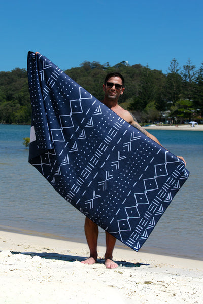 Aztec-Blue-Beach-Towel-Cheeky-