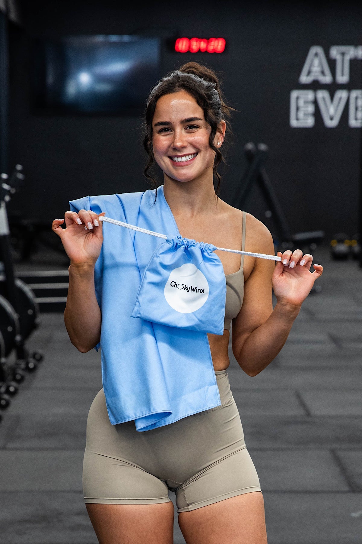 Basic Baby Blue Gym Towel-Cheeky Winx