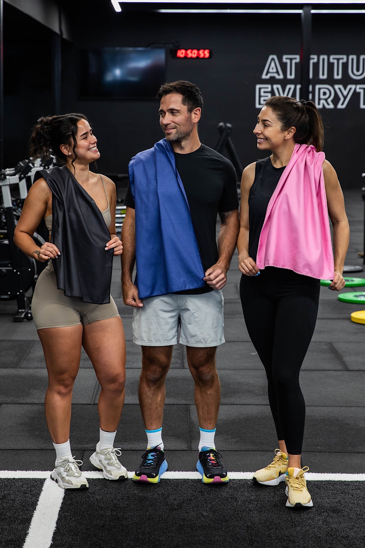 Basic Navy Blue Gym Towel-Cheeky Winx